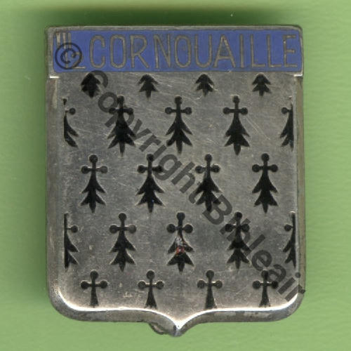 COR A0660 1955.59 EC.3.12 CORNOUAILLE CAMBRAI  AB.P Bol poinconne Dos Epis III.12 ds Bandeau BLEU ROI Src.Y.GENTY 100Eur 04.22 